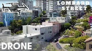 LOMBARD STREET SAN FRANCISCO DRONE DJI MAVIC PRO