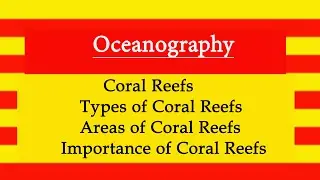 What is Coral Reefs l Types of Coral Reefs l Areas of Coral Reefs l Importance of Coral Reefs