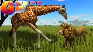 Novo ATAQUE da Girafa!!! Girafa VS Leão | Wild Savannah Gameplay 70