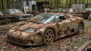 ASMR Restoration of a Completely Rusted Bugatti EB110 GT
