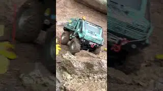 RC UNIMOG 425 TAMIYA TRIAL TRUCK 4X4 AUF DER RC TRUCK TRIAL EUROPAMEISTERSCHAFT 2022 IN WALDASCHAFF