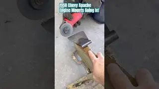Установка опор двигателя на грузовик Chevy Apache 1958 года!