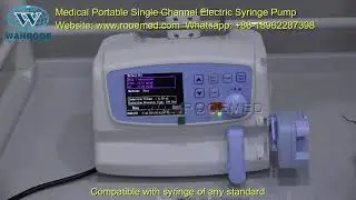 Hospital Portable Automatic Top Syringe Pump  WRSP 605T