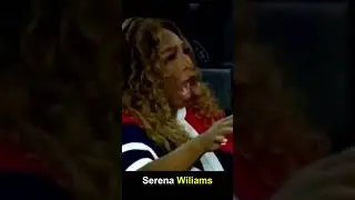Serena Wiliams reaction to Messi Goal #celebrity #reaction