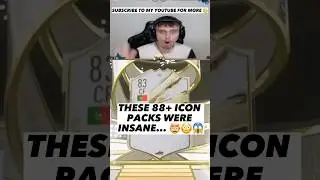 THESE 88+ ICON PACKS WERE INSANE!🤯😳😱 #fifa #fifa23 #fut #fifaultimateteam #icon #pack #icons #shorts