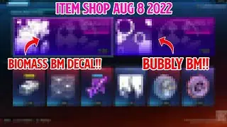 Rocket League item shop today AUG 8 2022 Biomass BM Decal,Saffron Road Hog XL,IO WHEELS