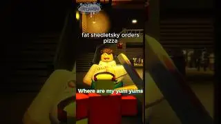FAT shedletsky orders pizza roblox forsaken #forsaken #roblox #moonanimator #animation #memes