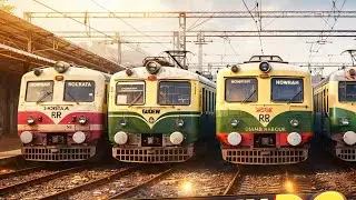 10 in 1]  Sealdah Local Trains | Eastern Railways | Indian Railway