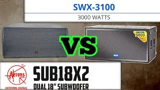 Arons India vs Ahuja 18 Inch Dual Subwoofer Comparison | Full Build & Feature Review | No Sound Test