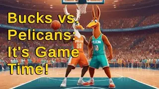 Hoops Hilarity: Bucks Battle Pelicans in a Feathery Frenzy!