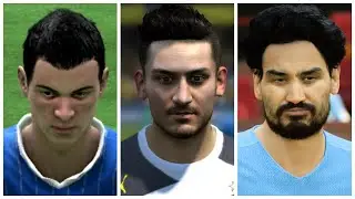 Ilkay Gundogan Face Evolution FIFA 09 to FIFA 22