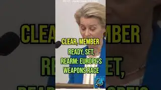 In Defense We Trust: Europe&rsquo;s New Reality 🌍 EU #17 2/2 #news