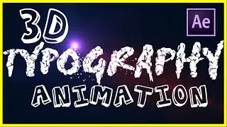 3D Typography Animation Tutorial | After Effecs + Cinema 4D + Element 3D V2.2  | Part 10 of 14