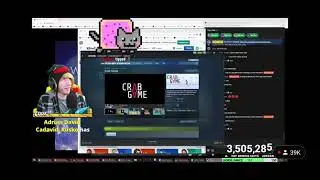 Kreekcraft reacting to crab game trailer