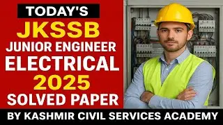 JKSSB Junior Engineer Electrical 2025 Solved Paper | Complete Answer Key & Solutions