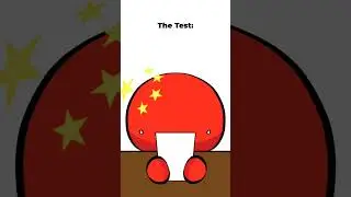 ⭐| School Tests be like: // #countryballs #animation #edit #memes #edit #shortsviral #shorts |⭐