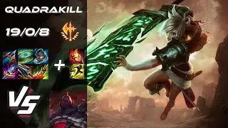 TOP Riven vs Sion [QUADRAKILL] - NA Grandmaster Patch 26.1