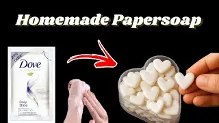Homemade Paper Soap Easy DIY | How to Make Paper Soap at Home | #papersoap |
