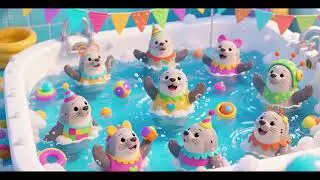 Baby Seal&rsquo;s Bath Party 🦭🫧🌊 | Fun Bath Song for Kids