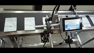 AUTOMATIC MRP PRINTING MACHINE FOR POUCHES | INKJET PRINTER