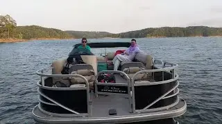 Overnight on a Pontoon Boat - Carters Lake