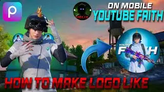 How To Make Gaming Logo | Like YouTube Faith | PicsArt Photo Editing 🔥