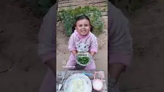 Our little chef leen just 2year old is already made Gazan bread 🍞 from Gaza 🇵🇸🇵🇸 #gaza#viralvideo