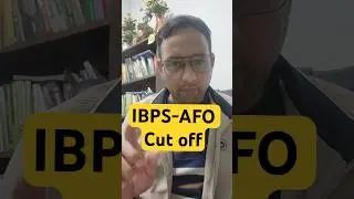 IBPS-AFO Cut off
