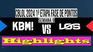 KABUM VS LOS GRANDES | CBLOL 2024 | Highlights | KBM VS LOS