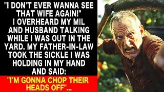 My husband was talking sh*t about me and so my father-in-law took a sickle and...