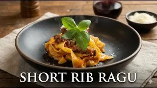 Braised Short Rib Red Sauce With Fresh Pappardelle