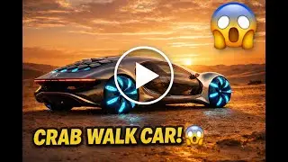 😱 WORLD'S COOLEST CAR CRAB WALKS SIDEWAYS! Mercedes Vision AVTR