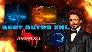 🔥 Free Outro Preset for Editors (Alight Motion XML) | Best Outro for Editing Videos | Thronexel