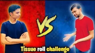 Pull glass with tissues challenge 😁|| enjoying this game 🥰😜