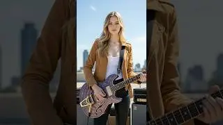 🎸&ldquo;Blonde Woman&rsquo;s Insane Electric Guitar Sound&rdquo;
