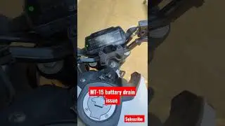 MT-15 Battery issue #mt15 #motovlog #mtb