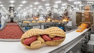 Inside a Modern Peanut Plant: From Raw Dark Peanuts to Roasted Snack Packs