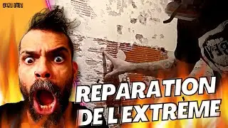 JE R&Eacute;PARE UN MUR EN BRIQUE ROUGE (ATTENTION C'EST PAS FACIL)
