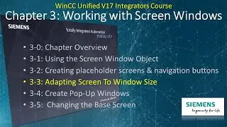 WinCC Unified V17 # 6: адаптируйте экран к размеру окна 🖥️ Изучите программирование SCADA #WinCCGURU