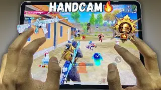 🔥 Next Level 6 Finger Handcam CLUTCH | iPad Pro Solo vs Squad PUBG Mobile/BGMI