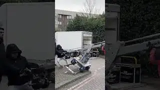 Epic Fail! Camera Crane Collapse While Filming - 8ft High Behind the Scenes #filmmaking #bts #film