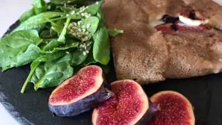 Galette figues, ch&egrave;vre et noix