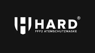 HARD 20 Stück FFP2 Atemschutzmaske, Made in Germany EN 149:2001+A:2009 zertifizierte Maske