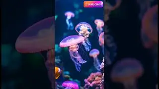 #lumaai  made them move🪼💜 #ai #jellyfish #shorts #aianimals