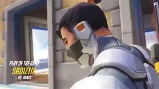 Overwatch Competitive Play Of The Game - Hanzo (Illios)