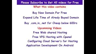 Watch This Before Buying A domain | How to Buy A domain For Free | Domain For Free | Cheap .com .net