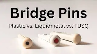 Do Bridge Pins Really Matter? TUSQ vs Liquid Metal vs Plastic