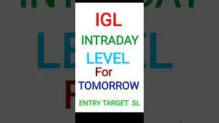igl share tomorrow target //intraday stock for tomorrow //intraday trading stock #short