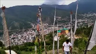 Hiking in Bhutan (Thimphu, above Tandiney)