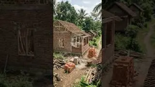 WOW LIHAT, SETELAH DI RENOVASI RUMAHNYA TAMPAK BAGUS KEMBALI #renovasirumah #timelapse #bedahrumah